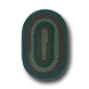 Colonial Mills, Inc. Colonial Mills, Inc. Deerfield 8 X 11 Oval Hunter Green Area Rug