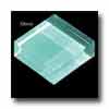 Mirage Tile Mirage Tile Glass Mosaic Plain Color 1 X 1 Jade Green Glossy Til