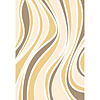 Kane Carpet Kane Carpet Central Park 2 X 8 Surf Cocoa / gold Area Rugs