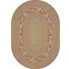 Milliken Milliken Heartland Braid 4 X 5 Oval Light Sandstone Area Rugs