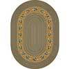 Milliken Milliken Oak Braid 4 X 5 Oval Maize Area Rugs
