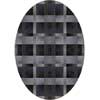 Milliken Milliken Aura 5 X 8 Oval Charcoal Area Rugs