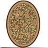 Milliken Milliken Delphi 5 X 8 Oval Nutmeg Area Rugs