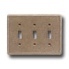 Questech Questech Dorset Switch Plates - Noche Triple Toggle Tile  &  Stone