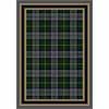 Milliken Milliken Magee Plaid 4 X 5 Emerald Lapis Ii Area Rugs