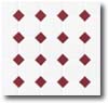 Daltile Daltile Octagon  &  Dot Matte White / burgundy Gloss Dot Tile  &  Ston