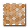 Serenissima Ceramics Serenissima Ceramics Quintana Hexagon Giostra Mosaic Chiaro Tile