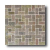 American Olean American Olean Tumbled Slate Pinwheel Mosaic India Multicolor Ti