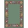 Milliken Milliken Toy Parade 8 Square Peridot Area Rugs
