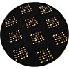 Radici USA Radici Usa Elegance 8 Round Black Truffle Area Rugs