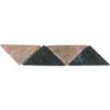 Tesoro Tesoro Greca Listello Trav Noce / verde Alpi Tile  &  Stone