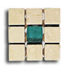 Alfagres Alfagres Tumbled Marble Gema Series - Glass Inserts Boticcino Ap