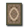 Milliken Milliken Lafayette 4 X 5 Oval Sand Emerald Area Rugs