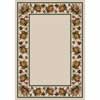 Milliken Milliken Floral Lace 8 Round Opal Ii Area Rugs