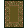 Milliken Milliken Bouquet Lace 8 Round Tobacco Area Rugs