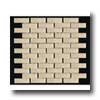Tilecrest Tilecrest Sabrina Brick Mosaic Almond Tile  &  Stone