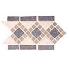 Crossville Crossville Tumbled Naturals Borders / corners Cris Cross 8 X 12 1 /