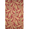 Trans-Ocean Import Co. Trans-ocean Import Co. Ravella 5 X 8 Leaf Red Area Rugs