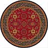 Milliken Milliken Karshi 8 Round Red Cinnamon Area Rugs