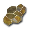 Daltile Daltile Slate Collection - Patterned Flagstone Mongolian Spring