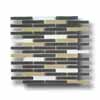 Mirage Tile Mirage Tile Glass Mosaic Blends 5 / 8 X 4 Metropolis Tile  &  Stone