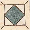 Tesoro Tesoro Lucca Insert Verde Tile  &  Stone