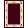 Milliken Milliken Floral Trellis 8 Round Garnet Area Rugs