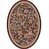 Milliken Milliken Delphi 8 X 11 Oval Damask Red Area Rugs