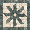 Tesoro Tesoro Flora Insert Verde Tile  &  Stone