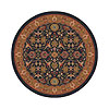 Milliken Milliken Kamil 8 Round Ebony Area Rugs