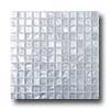Mirage Tile Mirage Tile Laser Glass Plain Mosaic 12 X 12 Platinum Tile  &  Sto