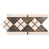 Tesoro Tesoro Lisa Listello Noce / beige Tile  &  Stone