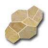 Daltile Daltile Slate Collection - Patterned Flagstone Golden Sun Tile  &