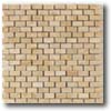 Daltile Daltile Champagne Gold Brick Joint Mosaic 1 / 2 X 1 Champagne Gold