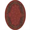 Milliken Milliken Baskerville 8 X 11 Oval Titian Area Rugs