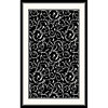 Kane Carpet Kane Carpet After Hours 9 X 13 Scroll White On Black Area Rugs