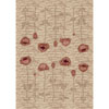 Milliken Milliken Poppy 5 X 8 Oval Linen Area Rugs