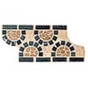 Crossville Crossville Tumbled Naturals Borders / corners Half Moon 6 3 / 4 X 12