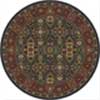 Milliken Milliken Sandakan 8 Round Ebony Area Rugs