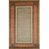 Trans-Ocean Import Co. Trans-ocean Import Co. Bhutan 5 X 8 Modern Border Cinnabar Area