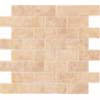 Tesoro Tesoro Pietra Latina Brick Mosaic Navona Dorato Tile  &  Stone