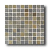 American Olean American Olean Tumbled Slate Mosaic 1 X 1 China Multicolor Tile