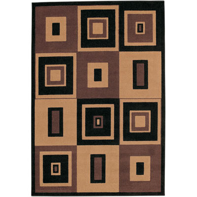 Mohawk Mohawk Metropolis 5 X 8 Center Square Brown Area Rugs