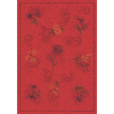 Milliken Milliken Vintage 5 X 8 Aurora Red Area Rugs