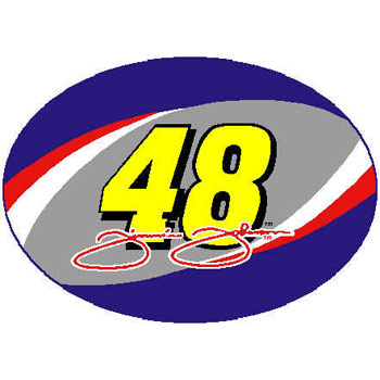 Strike Off Company, Inc Strike Off Company, Inc Jimmie Johnson Jimmie Johnson Oval Rug 2