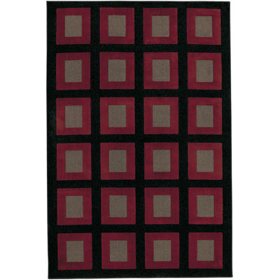 Mohawk Mohawk Metropolis 5 X 8 Visions (red Gray) Area Rugs