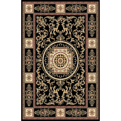Home Dynamix Home Dynamix Empress 5 X 7 Black 5075 Area Rugs
