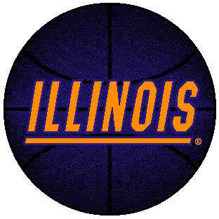 Strike Off Company, Inc Strike Off Company, Inc Illinois University Illinois Round Rug 2