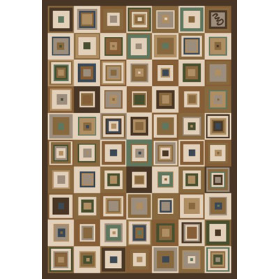 Milliken Milliken Contemporary Square 7476 / 217 2 X 8 Runner Nutshell Area