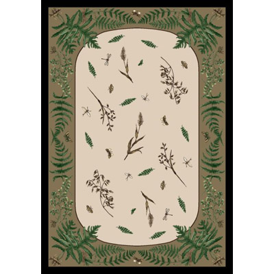 Milliken Milliken Woodland Fern 7484 / 280 11 X 13 Ebony Area Rugs